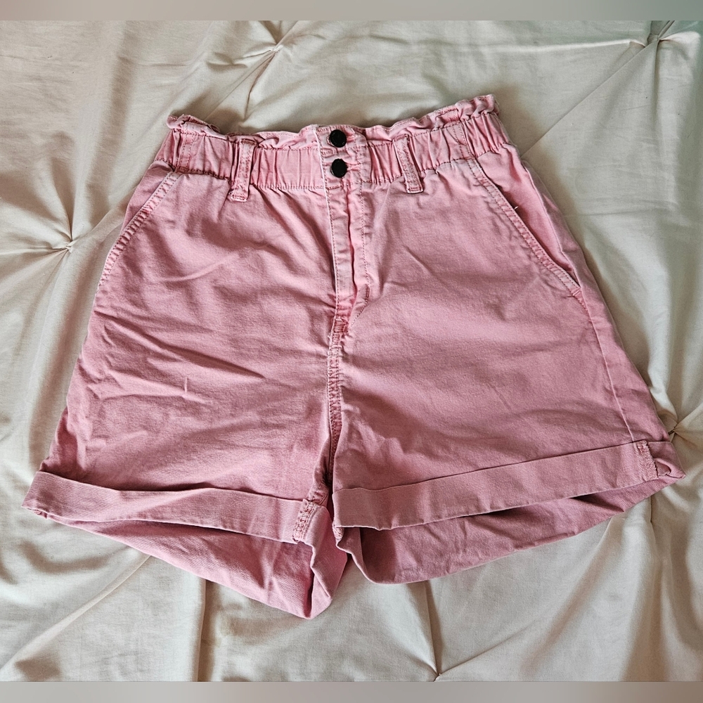 Pink Cargo Shorts